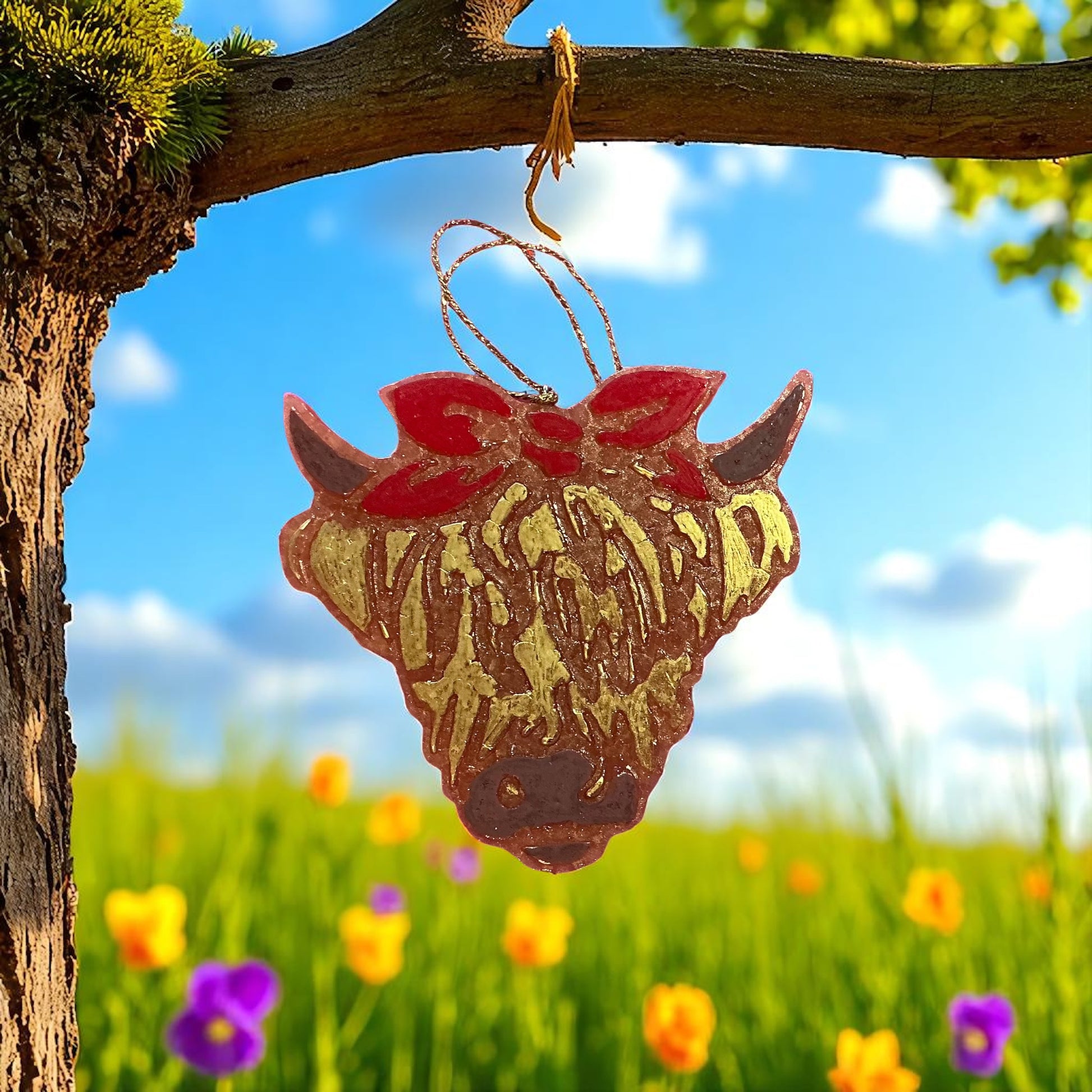 Freshie Air Freshener - Highland Cow