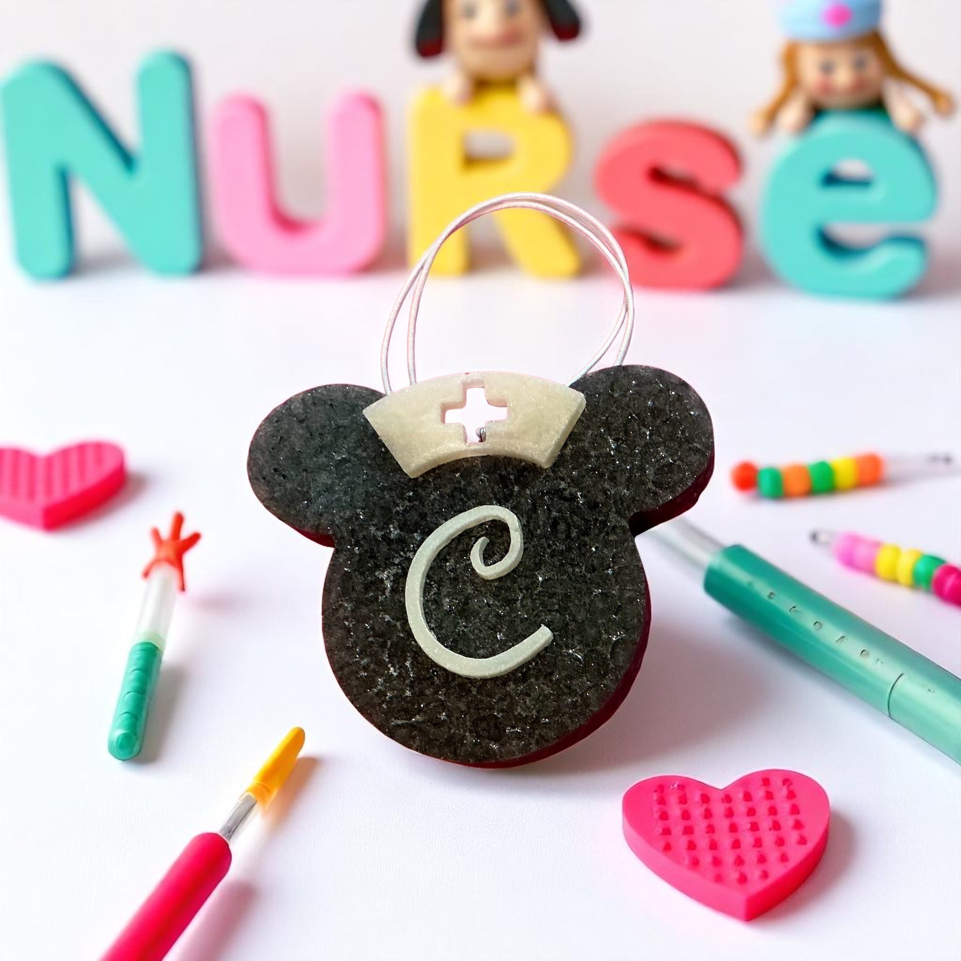 Freshie Air Freshener-Minnie Ears Nurse.