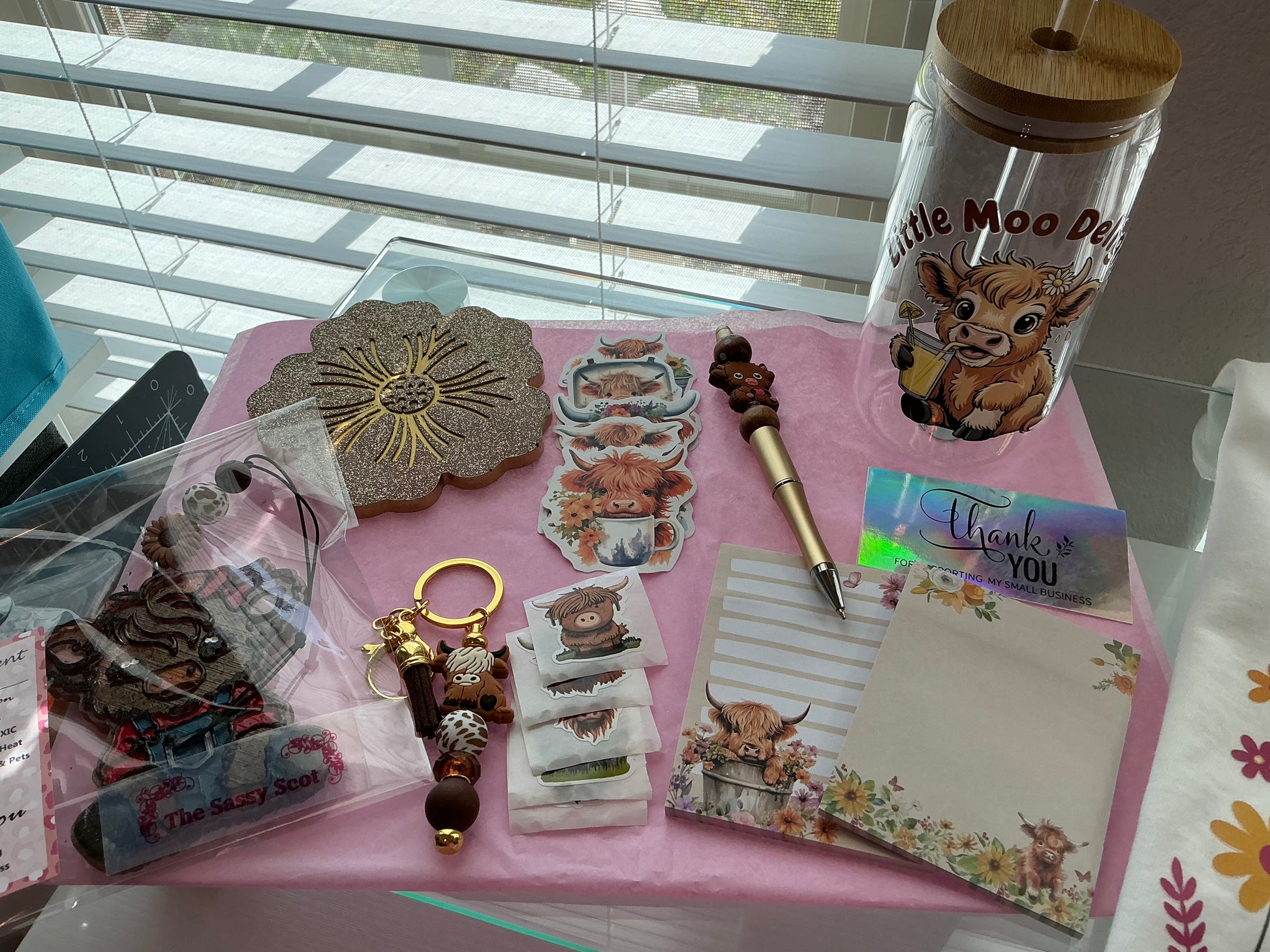 Highland Cow Summer Gift Box Bundle