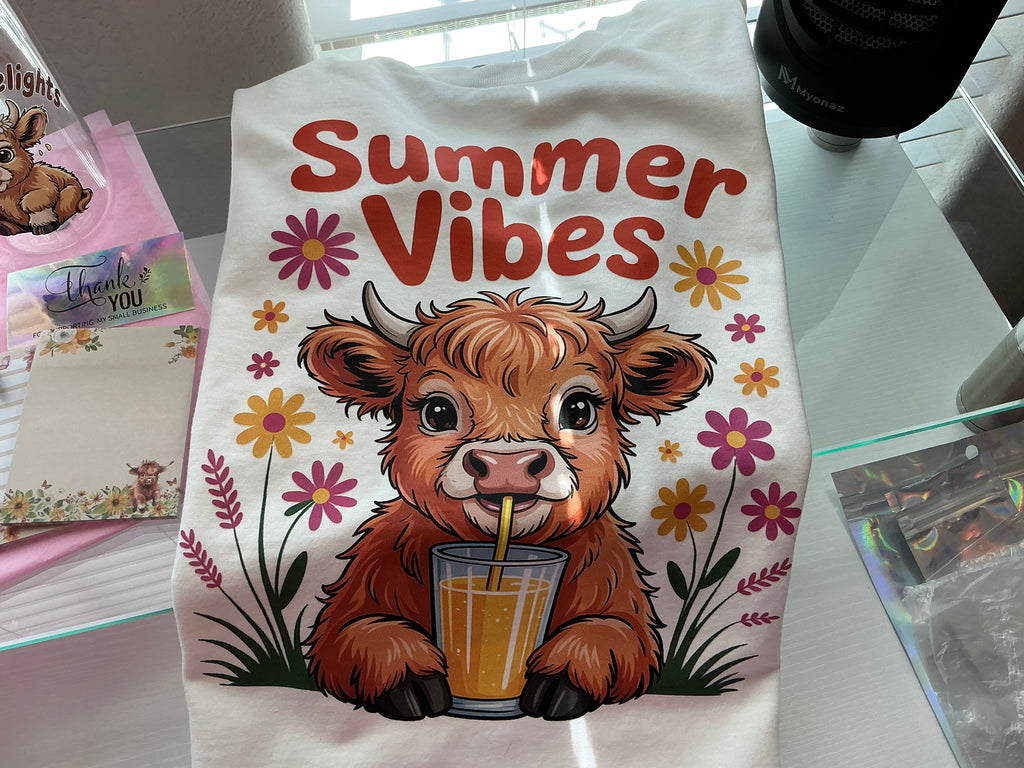 Highland Cow Summer Gift Box Bundle