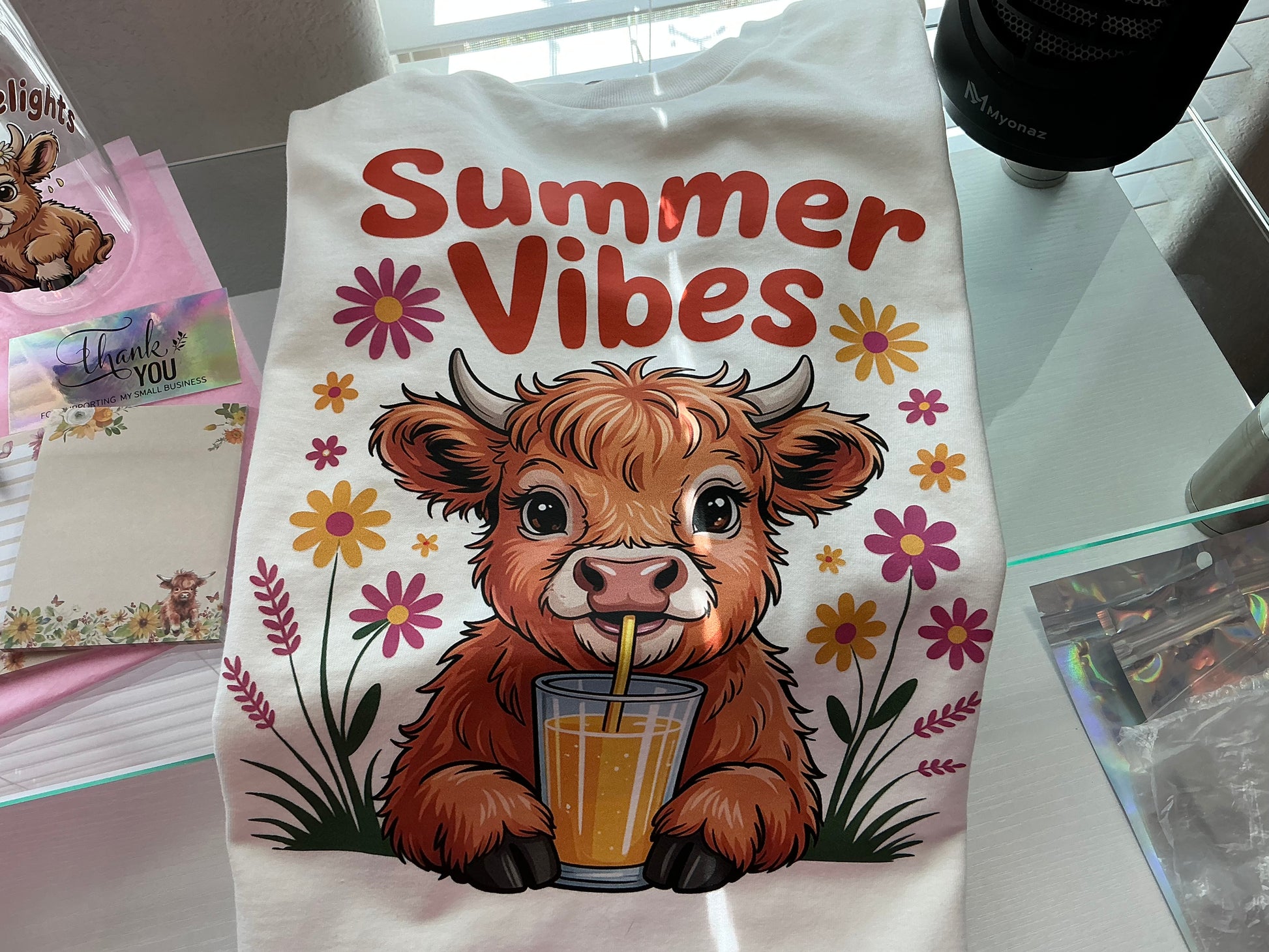 Highland Cow Summer Gift Box Bundle