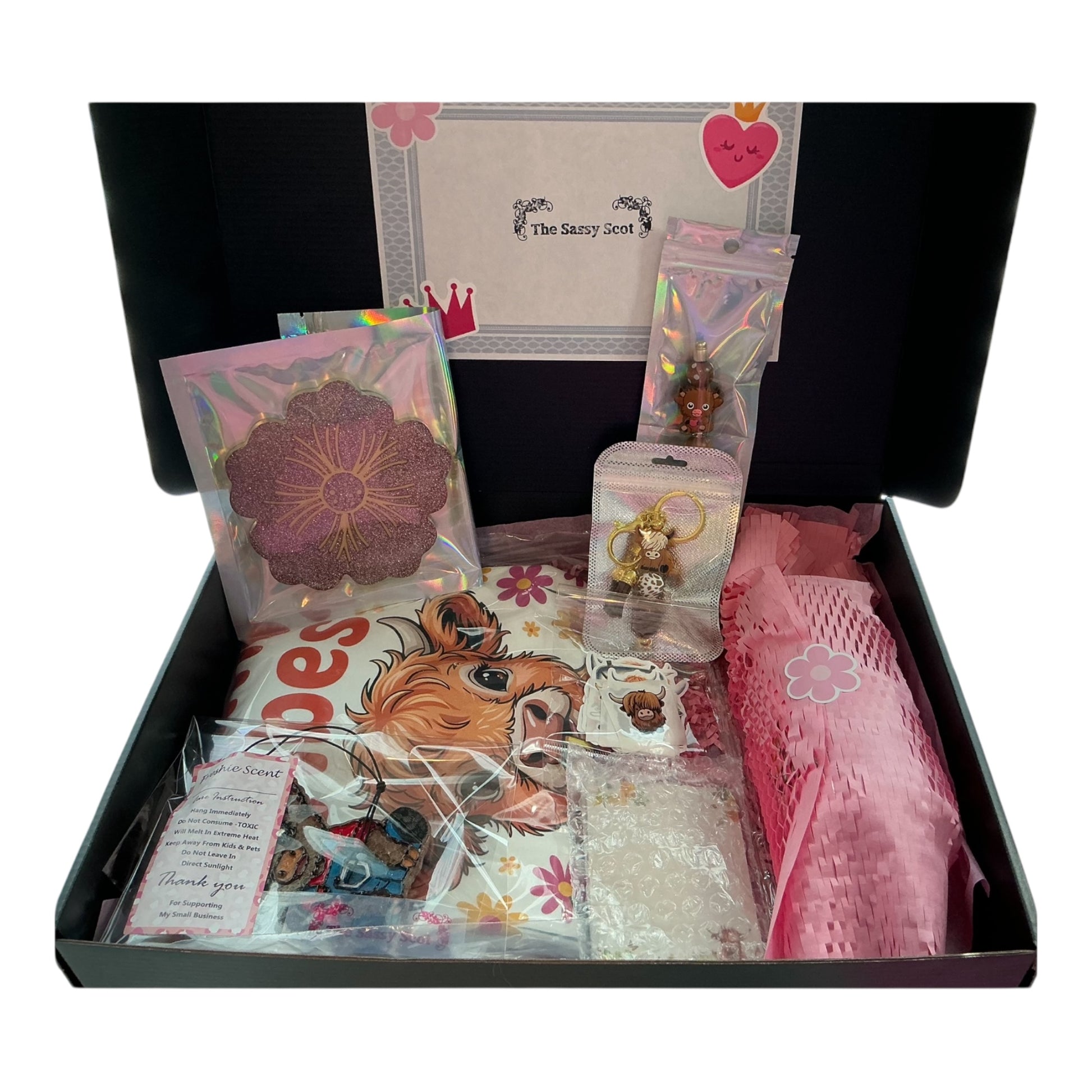 Highland Cow Summer Gift Box Bundle
