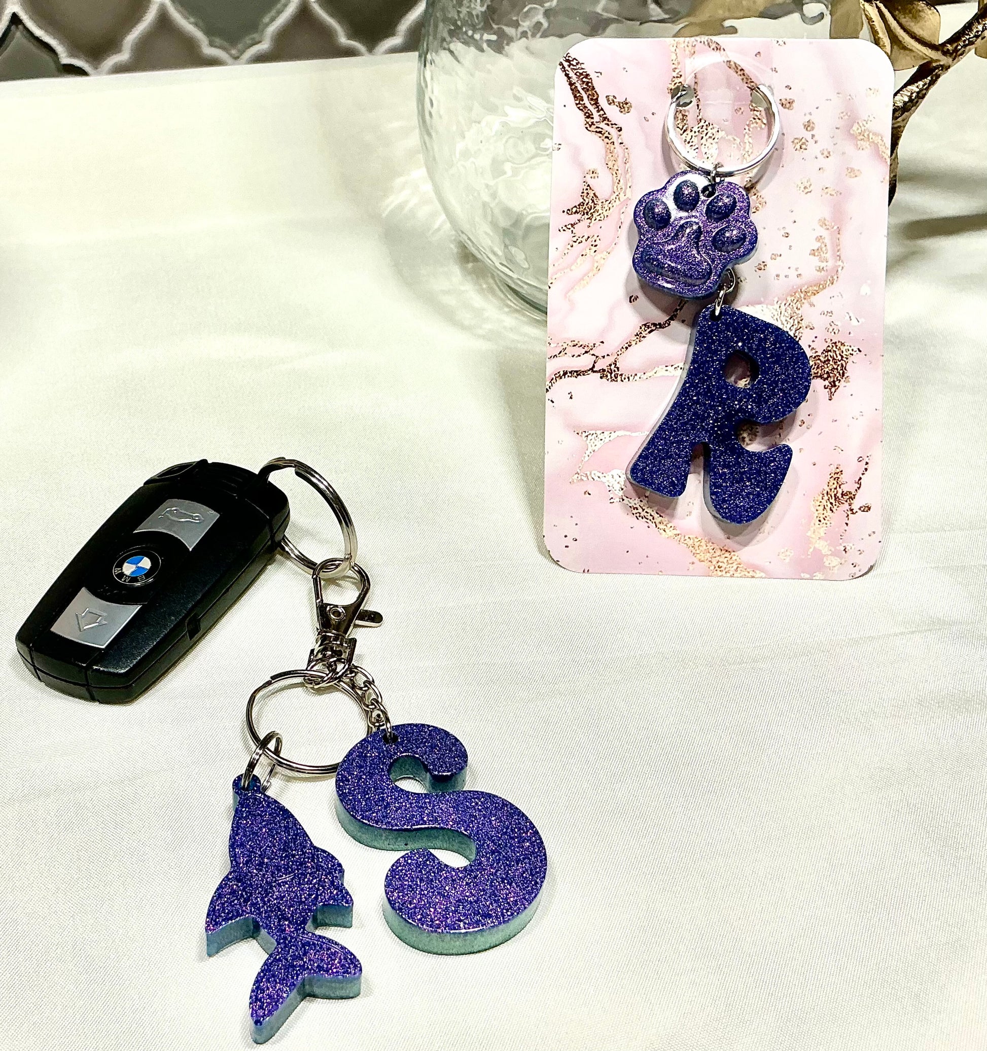 Initials Keychain