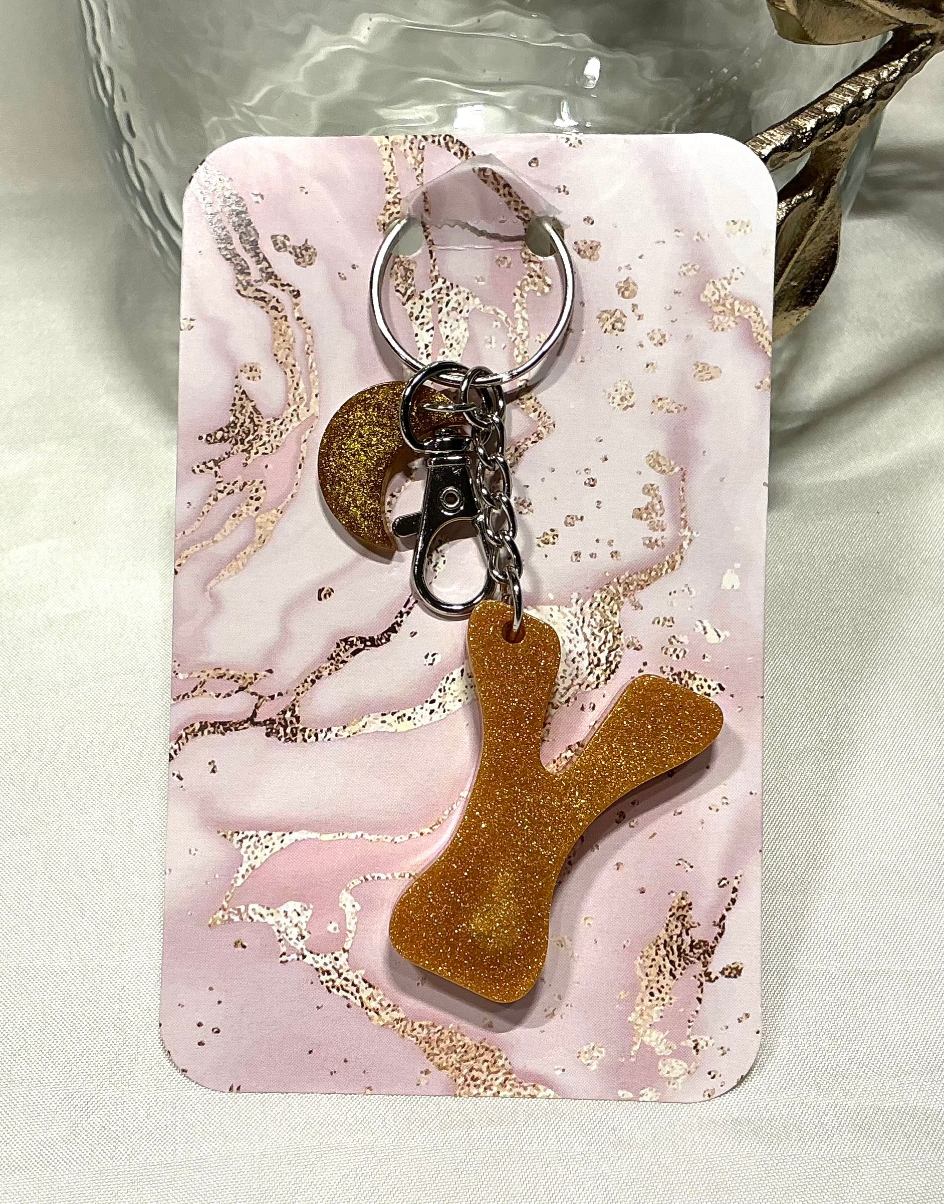 Initials Keychain