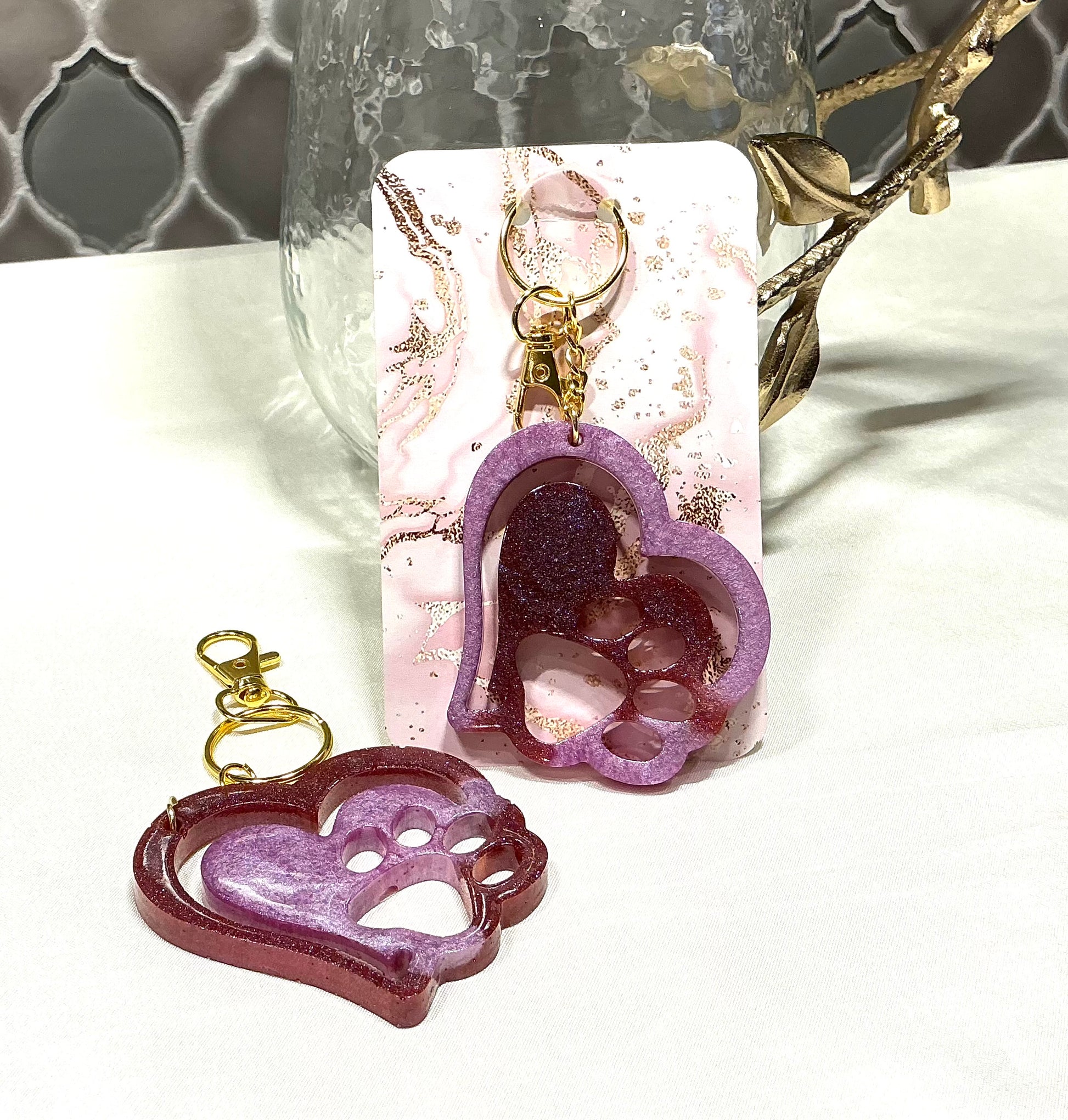Love Paws Keychain